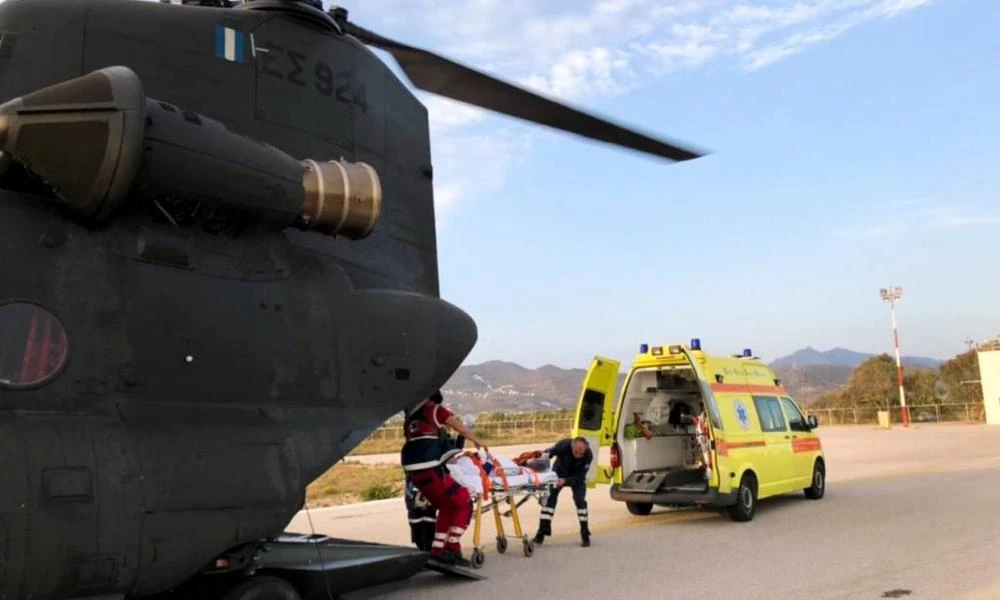 Αλεξανδρούπολη: Αεροδιακομιδή βρέφους 40 ημερών στο νοσοκομείο